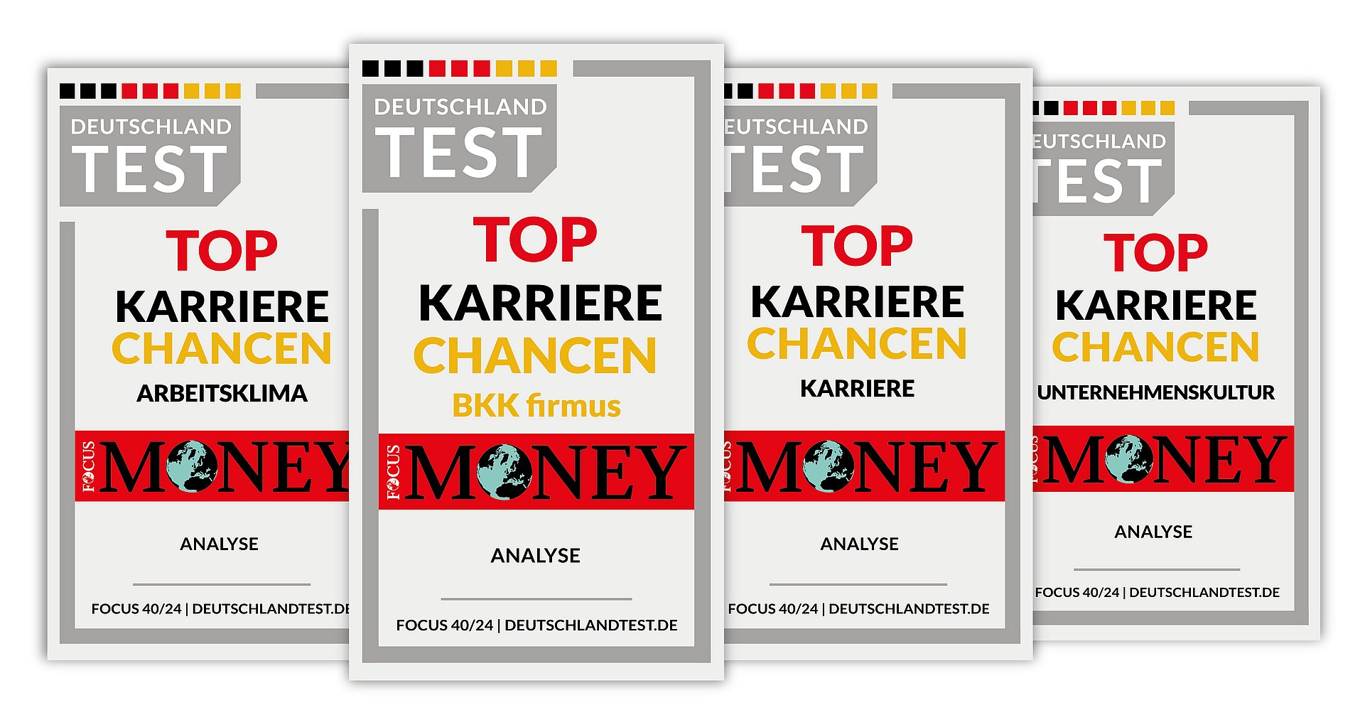 Focus Money Top Karrierechancen 2024 Vier Deutschland Test Top Karriere Chancen Auszeichnungen von Focus Money für Karrierechancen und Arbeitskultur.