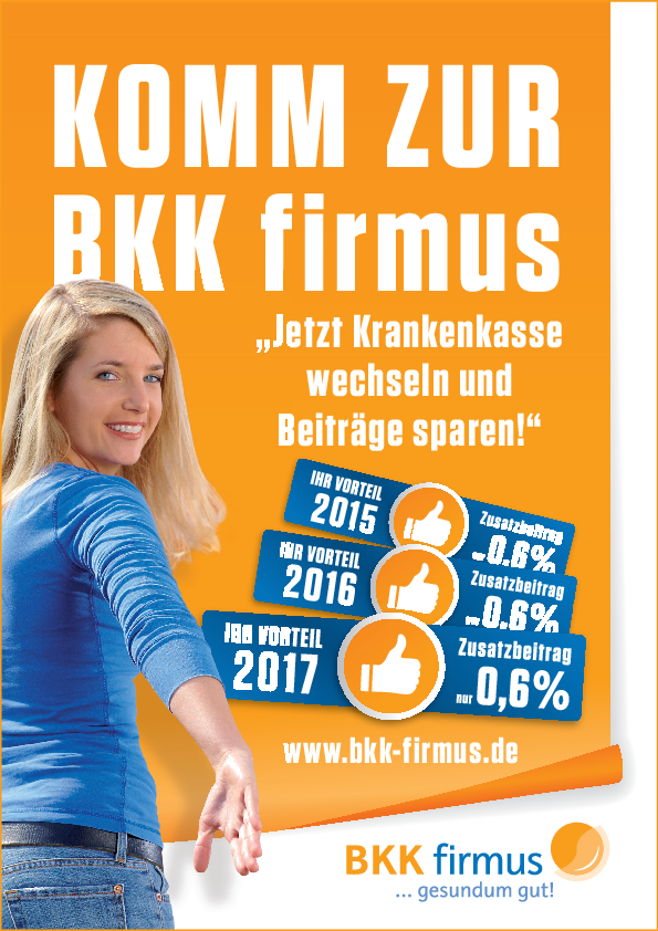 Ihr Vorteil 2017: Zusatzbeitrag nur 0,6 % Ihr Vorteil 2017: Zusatzbeitrag nur 0,6 %