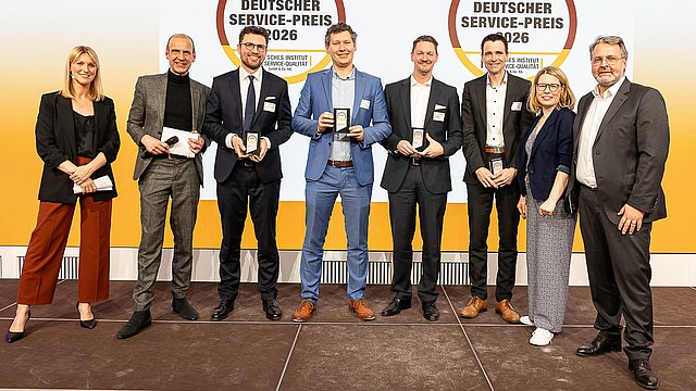 Personengruppe Preisverleihung