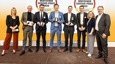 Personengruppe Preisverleihung