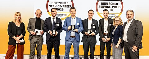 Personengruppe Preisverleihung