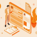 mann steht vor einer digitalen wand