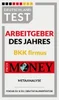 Auszeichnung Arbeitgeber des Jahres für BKK firmus laut Deutschland Test und Focus Money 52/25 (Metaanalyse)